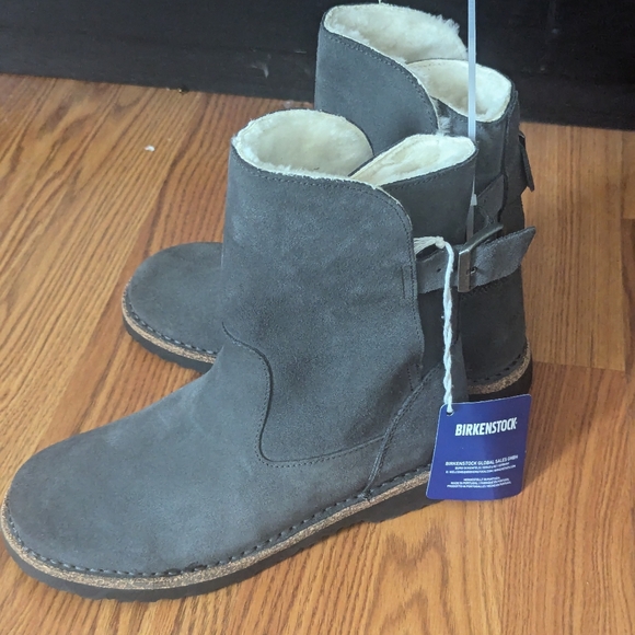 Birkenstock Uppsala Shearling Suede Leather - Picture 9 of 9